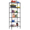 BestOffice Adjustable Wire Shelving Storage Shelves Heavy Duty Shelving Unit for Small Places Kitchen Garage (Black, 13 D x 23 W x 59 H) view 1