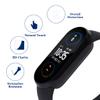 Acadeny [2-Pack Case with Tempered Glass Screen Protector Compatible for xiaomi Band 7, 9H Hardness 360 All-Round Protective Ultra Thin Protective PC Case Cover for mi Band 7 Black Black view 2