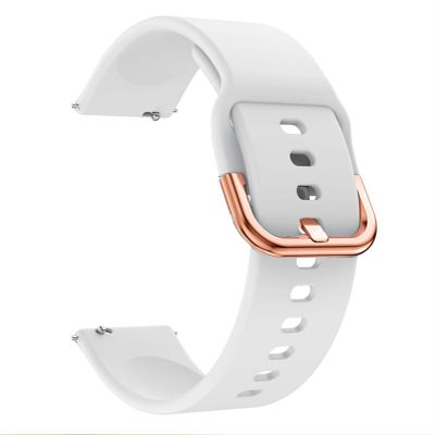 SKM Smart Watch Bands for Garmin Venu/Venu2 Plus Vivomove HR Silicone Bracelet Straps Vivoactive 3/Forerunner245M 645 Wristband 20mm (Color : White, Size : for Vivoactive 3)