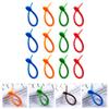 Hemobllo 12pcs Silicone Cable Organizer for Data Cords Headphone Wire Holders Mixed Colors and for Home Office and Travel view 3