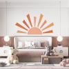 42.1x23.6 inch Boho Half Sun Wall Decal - Large Removable Peel and Stick Wall Stickers for Nursery Room Playroom Decor view 4