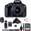 EOS Rebel T100 DSLR Camera with EF-S 18-55mm F/3.5-5.6 and Sunshine Bundle (Renewed) view 1