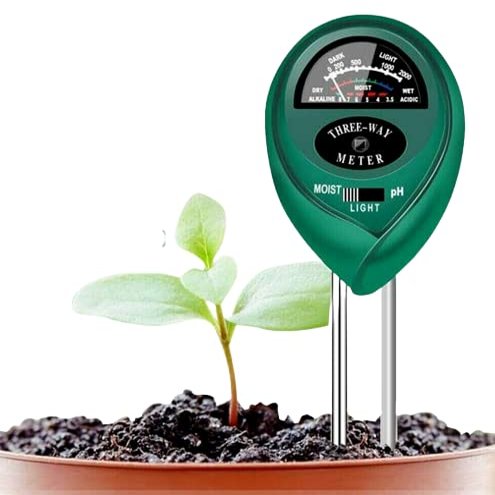 3 In1 Soil Tester Water PH Moisture Light Test Meter Kit for Garden Plant Flower