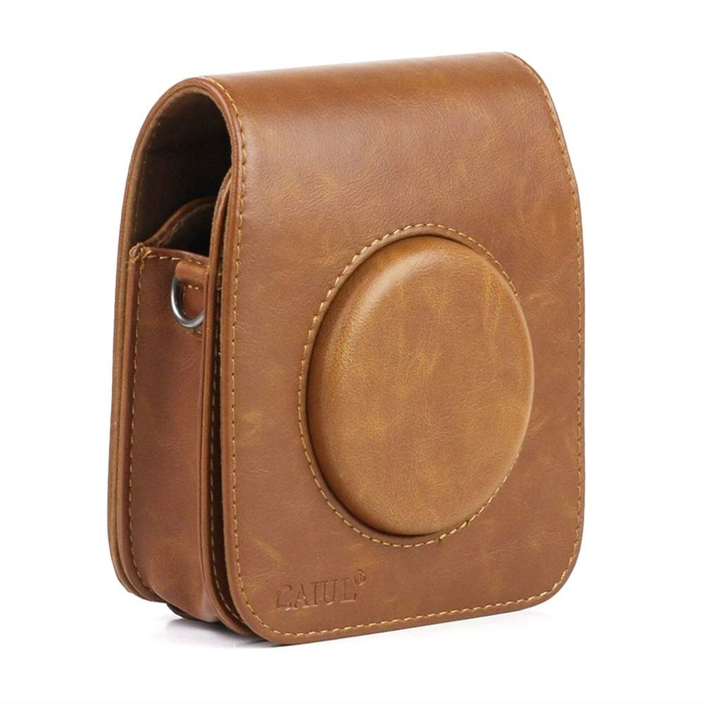YUNCHAO Camera Accessories Vintage PU Leather Camera Case Protective Bag for FUJIFILM Square SQ10 Camera, with Adjustable Shoulder Strap Camera Bags