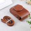 YUNCHAO Camera Accessories Vertical Flip Full Body Camera PU Leather Case Bag with Strap for Ricoh GR III/GRII, Sony ZV-1 / DSC-RX100M7 / RX100M6 / RX100M5 / RX100M2 Camera Bags view 1