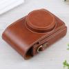 YUNCHAO Camera Accessories Vertical Flip Full Body Camera PU Leather Case Bag with Strap for Ricoh GR III/GRII, Sony ZV-1 / DSC-RX100M7 / RX100M6 / RX100M5 / RX100M2 Camera Bags view 2