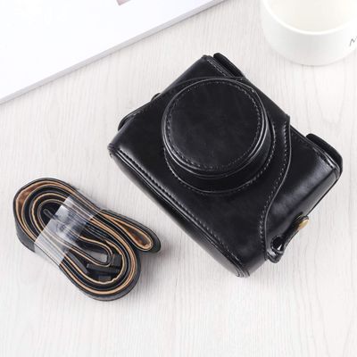 YUNCHAO Camera Accessories Full Body Camera PU Leather Case Bag with Strap for FUJIFILM X10 / X20 Camera Bags