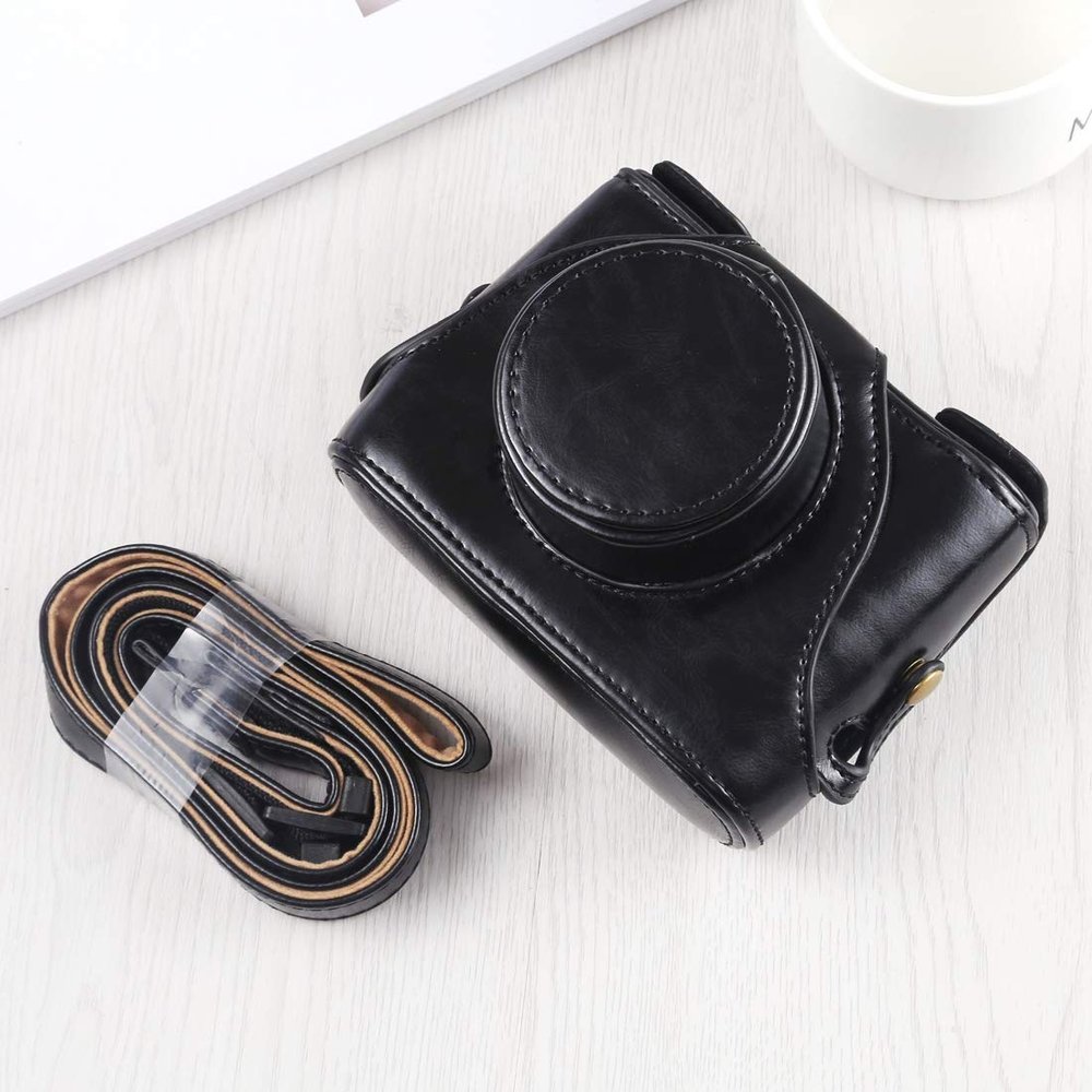 YUNCHAO Camera Accessories Full Body Camera PU Leather Case Bag with Strap for FUJIFILM X10 / X20 Camera Bags