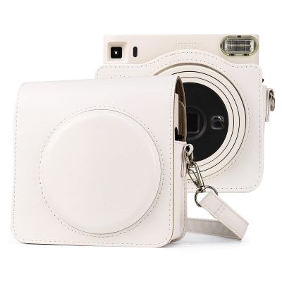 YUNCHAO Camera Accessories Full Body PU Leather Case Camera Bag with Strap for FUJIFILM Square SQ1 Camera Bags