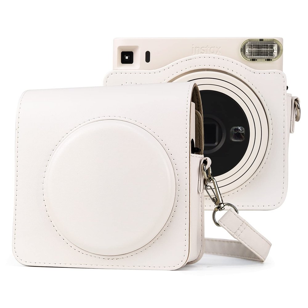 YUNCHAO Camera Accessories Full Body PU Leather Case Camera Bag with Strap for FUJIFILM Square SQ1 Camera Bags