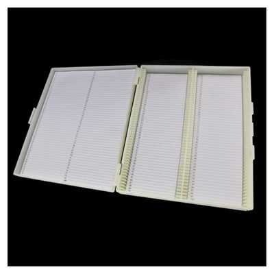 Microscope Kit Microscope Slides Box for 10 Or 25 Or 50 Or 100 Pieces Microscope Slide Storage Microscope Lens Adapters (Color : for 100 Pieces)