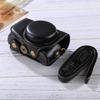 YUNCHAO Camera Accessories Full Body Camera PU Leather Camera Case Bag with Strap for Canon PowerShot G7 X Mark II Camera Bags view 2