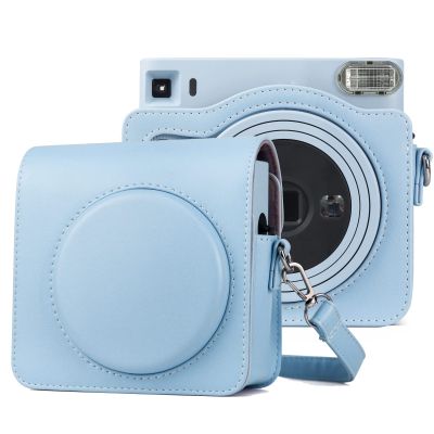 YUNCHAO Camera Accessories Full Body PU Leather Case Camera Bag with Strap for FUJIFILM Square SQ1 Camera Bags