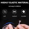 2 Pairs Ear Hook Compatible with AirPods Pro 3 2 1 Gen, YINVA Multi-Dimensional Adjustable Ear Holder (White+Transparent) view 4