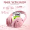 BERIBES Bluetooth Headphones Over Ear, 65H Playtime and 6 EQ Music Modes Wireless Headphones with Microphone, HiFi Stereo Foldable Lightweight Headsets, Deep Bass for Home Office Cellphone PC Ect. view 3