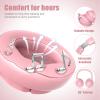 BERIBES Bluetooth Headphones Over Ear, 65H Playtime and 6 EQ Music Modes Wireless Headphones with Microphone, HiFi Stereo Foldable Lightweight Headsets, Deep Bass for Home Office Cellphone PC Ect. view 4