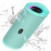 HEYSONG Portable Bluetooth Speaker, Waterproof Wireless Shower Speakers with Good Bass, IPX7 Floating, 5000mAh, TF Card, Loud Sound for Beach, Pool, Kayak Accessories, Gifts for Women, Girl-Mint Green view 1