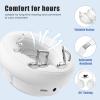 BERIBES Bluetooth Headphones Over Ear, 65H Playtime and 6 EQ Music Modes Wireless Headphones with Microphone, HiFi Stereo Foldable Lightweight Headsets, Deep Bass for Home Office Cellphone PC Ect. view 4
