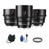 7artisans 35mm 50mm 85mm T2.0 Full Frame Cine Lens Kit Large Aperture Cinematic Professional Film Lens for Leica/Sigma/Lumix/Panasonic L Mount Camera view 1