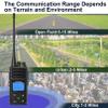 SAMCOM Two Way Radio with Shoulder Speaker Mic,5W High Power 2 Way Radios Long Range Walkie Talkie earpiece with mic for Adults Construction Site School Security(4 Pack) view 2