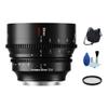 7artisans 50mm T2.0 Full Frame Large Aperture Cine Cinematic Professional Film Lens for Sony E Mount Mirrorless Camera A6000 A6300 A6400 A7C A7SII A7MII A7MIII A7MIV A9 A7RII A7RIII view 1