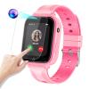 OKYUK 4G SmartWatch for Kids, 1.69'' Touch Screen Child's Mini Cell Phone Watch with GPS Tracker, SOS Calling, Face Unlock Wristwatch for Boys Girls, Birthday Xmas Gifts for Age 3-12 Years (Pink) view 1
