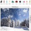 10x6.5ft Winter Forest Backdrop Christmas Wonderland Christmas Photography Portrait Photo Studio Background for Newborn Baby Photography Backdrops view 3
