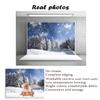 10x6.5ft Winter Forest Backdrop Christmas Wonderland Christmas Photography Portrait Photo Studio Background for Newborn Baby Photography Backdrops view 4