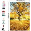 10X20ft Autumn Outdoor Forest Photography Background Yellow Leaves Romantic Atmosphere Banner Decoration Background view 3