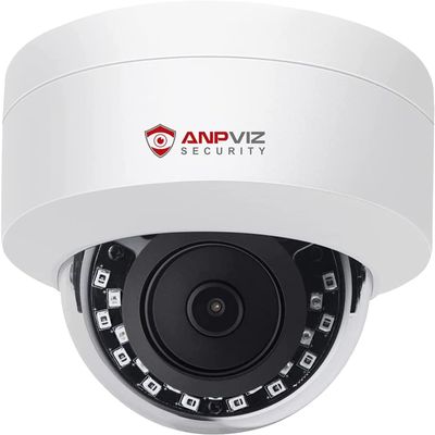 Anpviz UltraHD 4K (8MP) Security IP PoE Dome Camera Outdoor with Microphone/Audio, 3840x2160, Human Vehicle Detection, 100ft IR Night Vision, 2.8mm Wide Angle, IP66 Waterproof, Not PTZ (U Series)