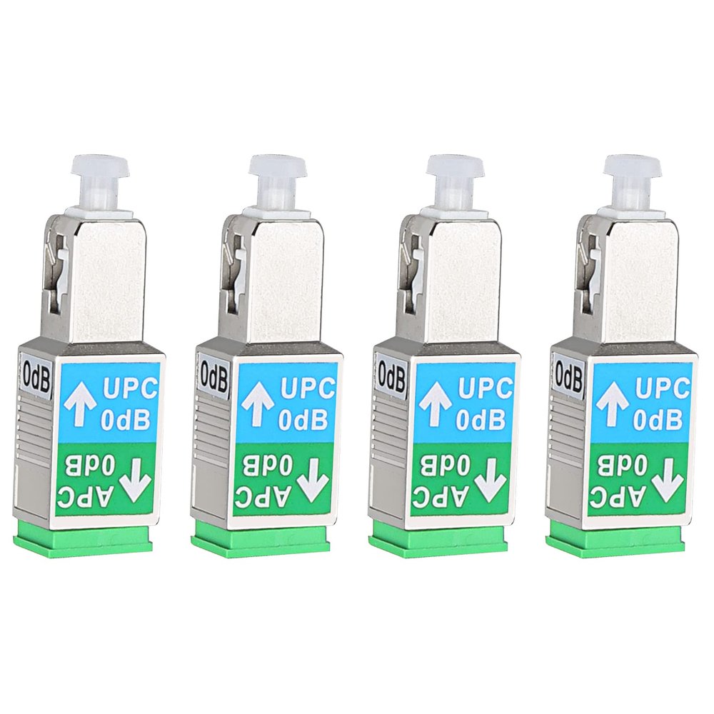 fyboptwu SC/UPC Male to SC/APC Female Singlemode Fiber Adapter4pc