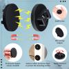 Yookeer 60 Pieces Magnetic Zip Tie Mount Multipurpose Cable Holder Magnets Magnetic Wire Management Bases with Heavy Duty Zip, Mount Nylon Cable Ties in Total (43 mm) view 2