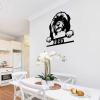 SILYHEART ShihTzu Wall Art with Custom House Number Funny Animal Pet Sign Modern Home Decor Personalized Front Porch Address Plaque ShihTzu Lover Gifts Dog Door Hanger 18in view 4