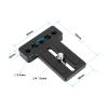 CAMVATE Bottom Plate with Mounting Slot for Monitor Cage Rig - 3174 view 2
