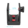 YUEOCT Tripod Mount Adapter for Leica 1200 1600 2000 2400 2700 2800 3500 Rangemaster CRF Laser Rangefinder Built-in Arca Swiss Quick Release Plate with 1/4" Screw Holes view 3