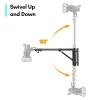 Andoer Wall Mounting Triangle Boom Arm Light Stand for Photography Strobe Light Monolight Softbox Reflector Ring Light Aluminum Alloy 5kg Load Capacity 180 Rotatable, Max. Length 180cm/ 70.9in view 4