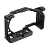 Andoer Aluminum Alloy Camera Cage Rig with Cold Shoe Mount ARRI Locating Hole 1/4 3/8 Threaded Holes Replacement for Sony A6000/A6100/A6300/A6400/A6500 Cameras view 1