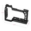 Andoer Aluminum Alloy Camera Cage Rig with Cold Shoe Mount ARRI Locating Hole 1/4 3/8 Threaded Holes Replacement for Sony A6000/A6100/A6300/A6400/A6500 Cameras view 4