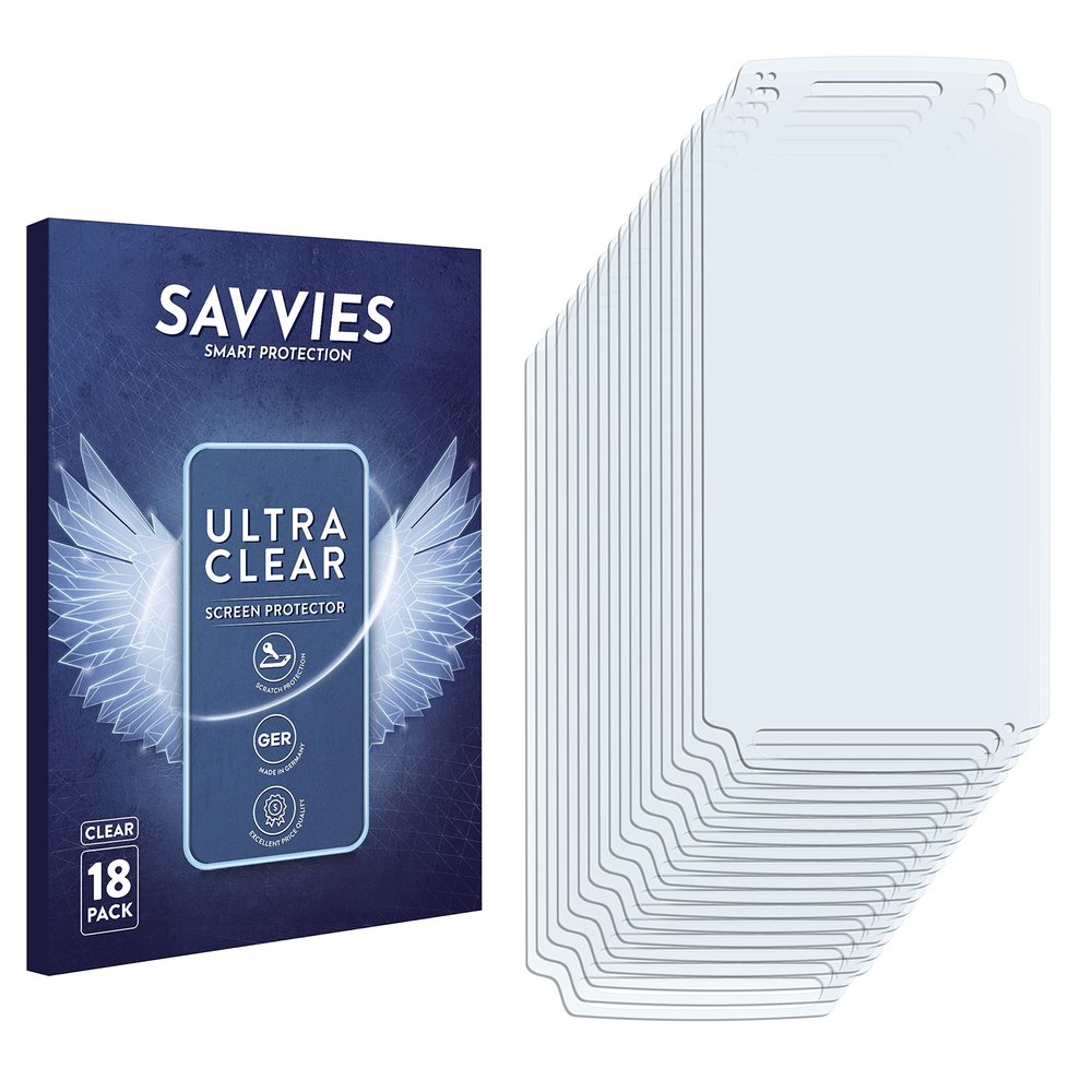 savvies Screen Protector compatible with Janam XT2+ Protection Film Clear 18-Pack
