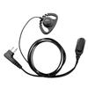 2 Pin Earpiece Headset for Motorola,D Shaped Walkie Talkie Headset Earpiece for Motorola CP010,CP140,GP68,EP450,DEP450,CT150,250,450,450LS Two Way Radios view 1