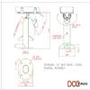 First Data FD35 & FD40 Swivel and Tilt Stand (White) view 4