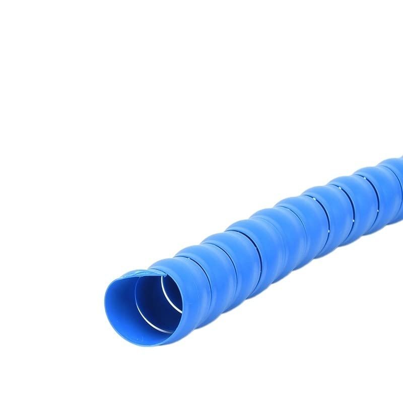 1Meter/pc ID 8-45mm Line Organizer Pipe Protection Flexible Spiral Wrap Winding Cable Wire Protector Cable Sleeve Cover Tube (Color : Blue, Inside Diameter : ID 25mm)