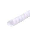 1Meter/pc ID 8-45mm Line Organizer Pipe Protection Flexible Spiral Wrap Winding Cable Wire Protector Cable Sleeve Cover Tube (Color : White, Inside Diameter : ID 22mm) view 1