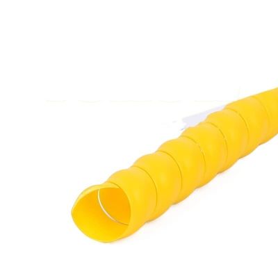 1Meter/pc ID 8-45mm Line Organizer Pipe Protection Flexible Spiral Wrap Winding Cable Wire Protector Cable Sleeve Cover Tube (Color : Yellow, Inside Diameter : ID 45mm)