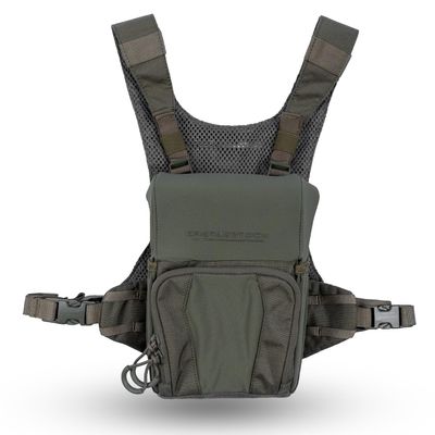 Eberlestock Recon Modular Bino Pack - Advanced Binocular Harness System with Customizable Attachments - Military Green - Small