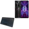 BoxWave Keyboard Compatible with ZTE Nubia Red Magic 7 - SlimKeys Bluetooth Keyboard - with Backlight, Portable Slim LED 7 Colors - Jet Black view 1