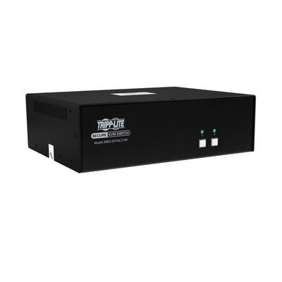 Tripp Lite Secure KVM Switch, 2-Port DisplayPort, United States Government NIAP-Certified PP4.0 Security, 4K & 30Hz Quality, TAA Compliant, 3-Year Warranty (B002-DP2A2-N4)