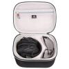 FBLFOBELI Hard Storage Carrying Case Compatible with Walker's Razor Slim/Howard Leight Honeywell Impact Sport//PROHEAR 066 030 Ear Protection Electronic Shooting Muffs Earmuff (Case Only) (Black) view 1
