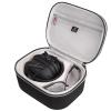 FBLFOBELI Hard Storage Carrying Case Compatible with Walker's Razor Slim/Howard Leight Honeywell Impact Sport//PROHEAR 066 030 Ear Protection Electronic Shooting Muffs Earmuff (Case Only) (Black) view 2