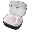 FBLFOBELI Hard Storage Carrying Case Compatible with Walker's Razor Slim/Howard Leight Honeywell Impact Sport//PROHEAR 066 030 Ear Protection Electronic Shooting Muffs Earmuff (Case Only) (Black) view 4